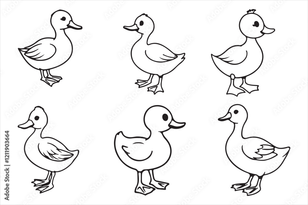 cute duck vector cute duck vector