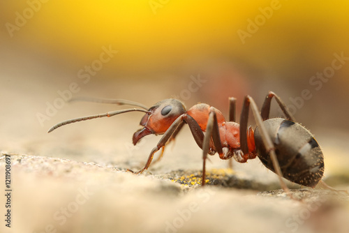 Bilde på lerret red wood ant Rote Waldameise formica rufa