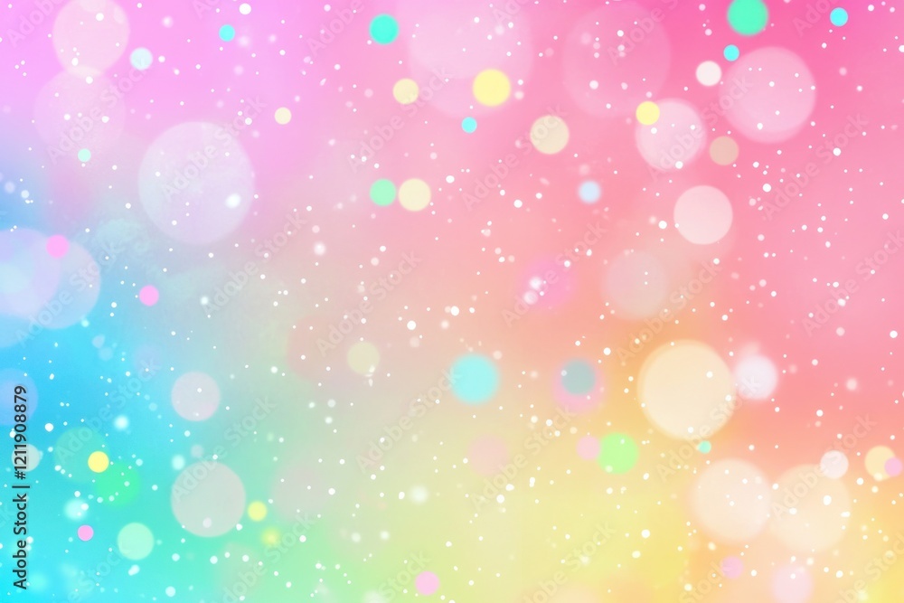 Colorful dreamy bokeh with pastel shades background art Colorful dreamy bokeh with pastel shades background art
