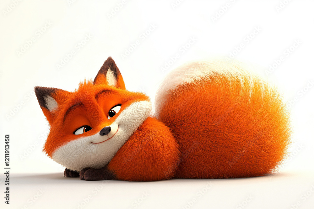 Obraz premium red fox cub