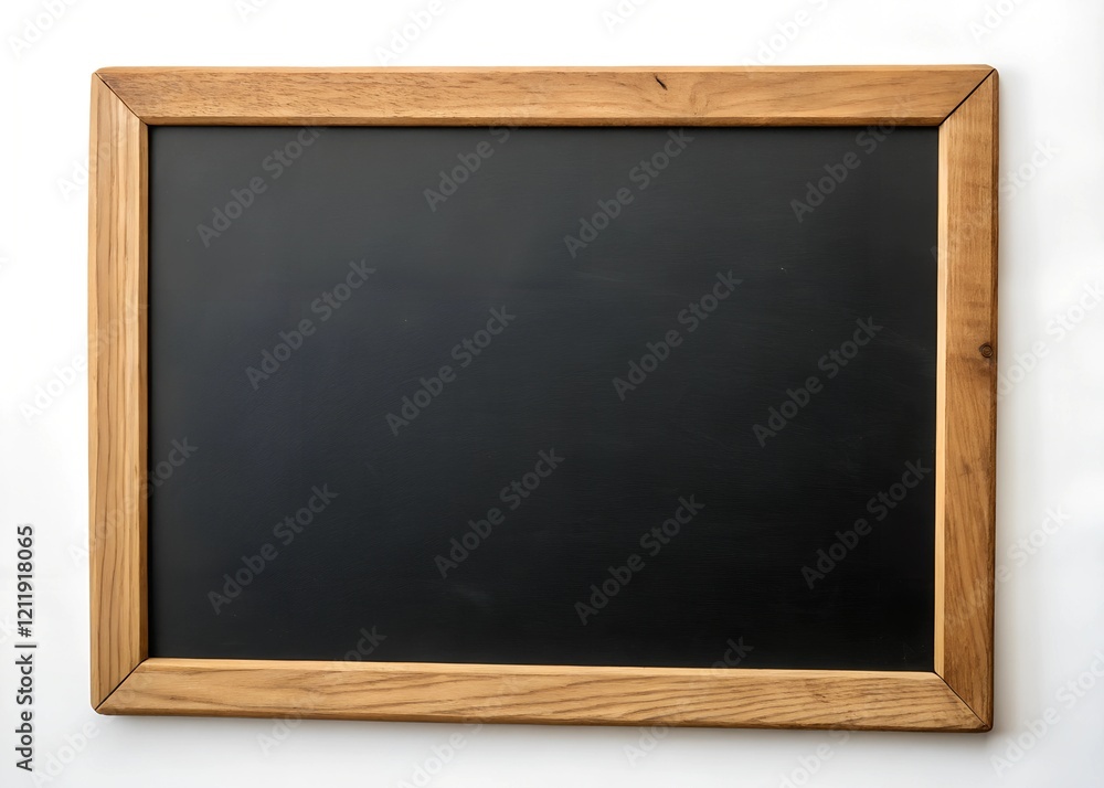 black board with wooden frame and chalk. black board with wooden frame and chalk.