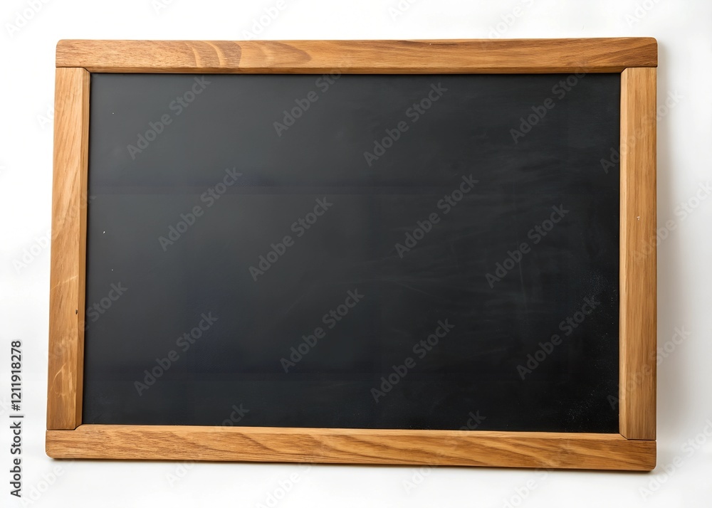 black board with wooden frame and chalk. black board with wooden frame and chalk.