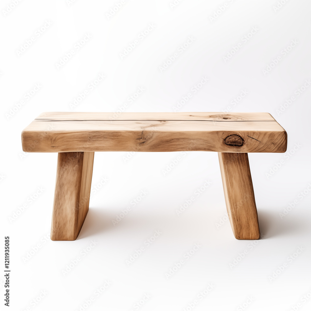 Rustic Wooden Bench Natural Wood Stool Minimalist Home Decor Rustic Wooden Bench Natural Wood Stool Minimalist Home Decor