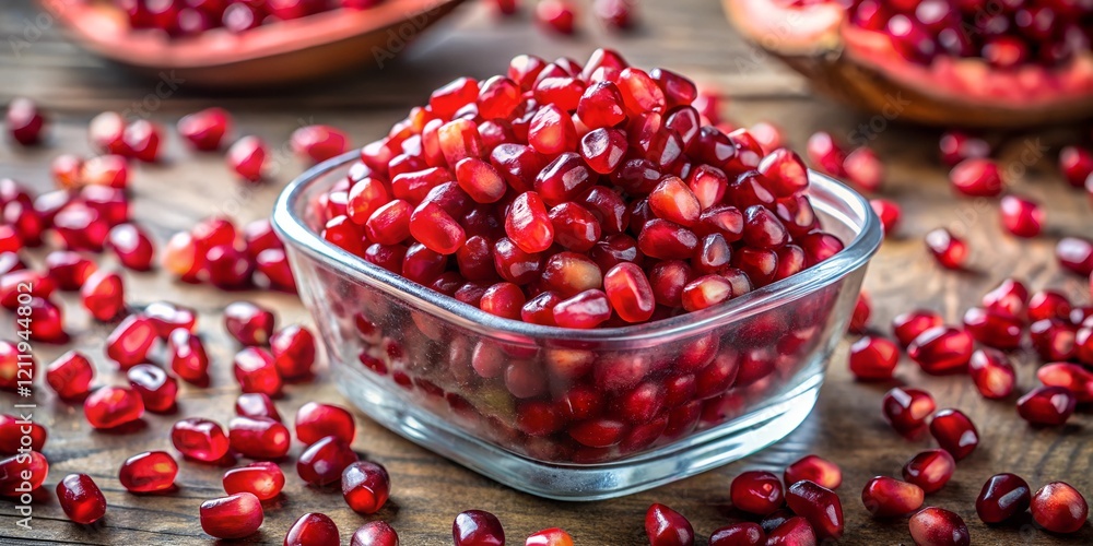 pomegranate seeds in a bowl pomegranate seeds in a bowl