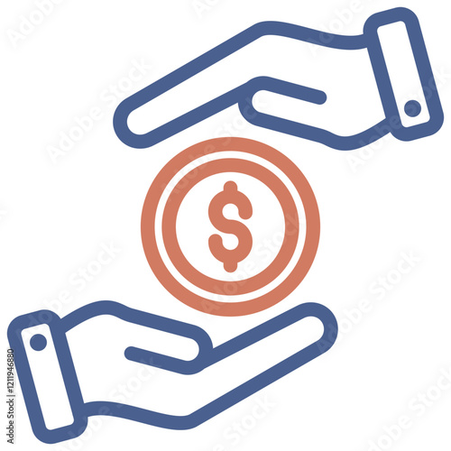 Compensation Icon Element For Design