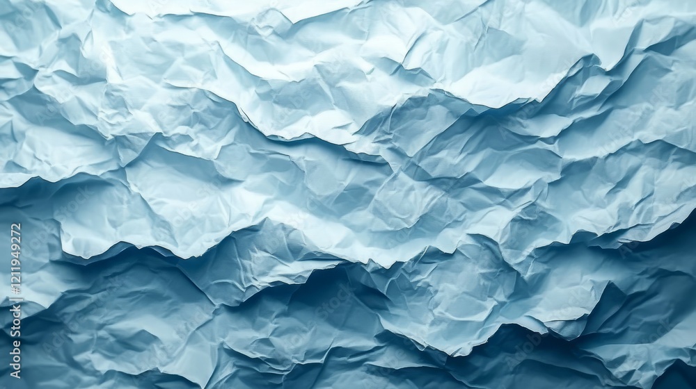 abstract light blue crumpled paper background, wallpaper abstract light blue crumpled paper background, wallpaper