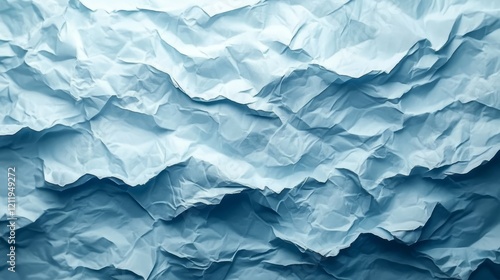 Wallpaper Mural abstract light blue crumpled paper background, wallpaper Torontodigital.ca