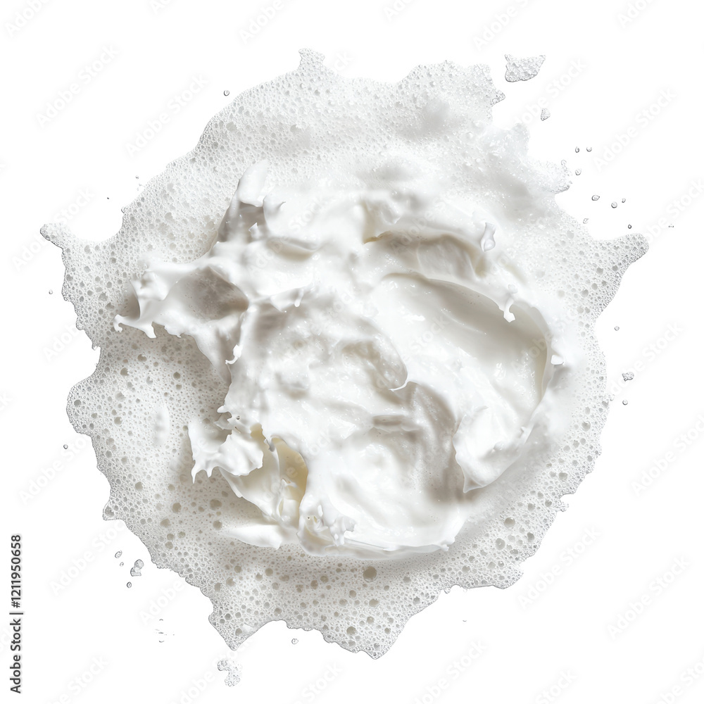 Isolated Splash of White Foam Isolated Splash of White Foam