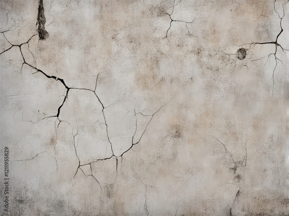 Obraz premium Cracks in a old wall. Wall texture. Crack Texture. Old weathered wall. Cracked background. Cracks vintage concrete wall texture.