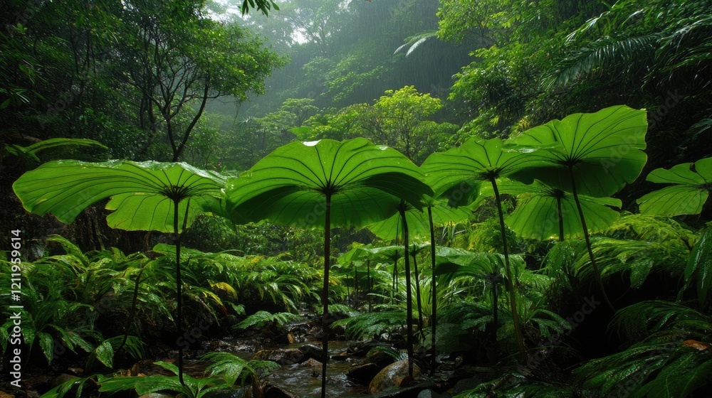Sinopodophyllum plant in lush forest setting highlighting its medicinal properties including anticancer and immunomodulatory benefits Sinopodophyllum plant in lush forest setting highlighting its medicinal properties including anticancer and immunomodulatory benefits