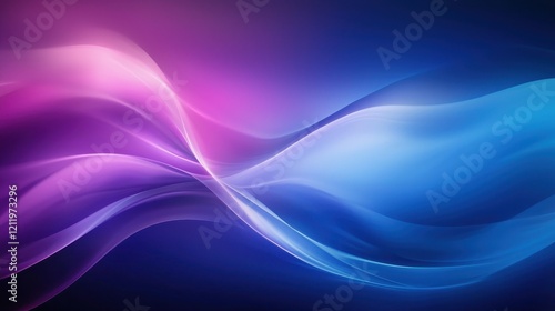 Wallpaper Mural Abstract Waves in Pink and Blue Shades Flowing Smoothly Across the Frame Creating a Calming and Modern Background for Graphic Design and Digital Art Torontodigital.ca