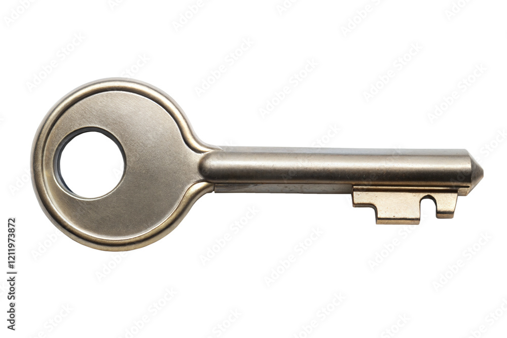 Old Key on Black Background Old Key on Black Background