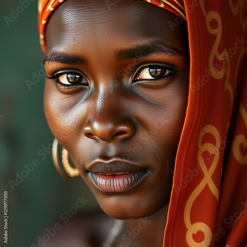 portrait of a black woman photo