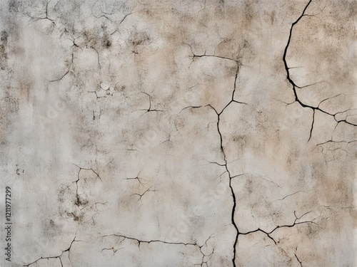 Cracks in a old wall. Wall texture. Crack Texture. Old weathered wall. Cracked background. Cracks vintage concrete wall texture. 