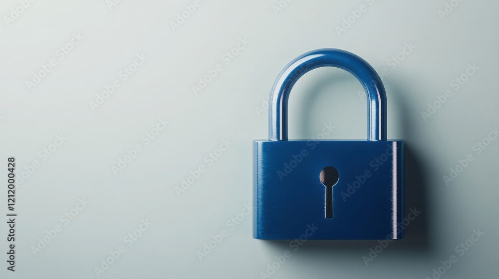 A close-up of a blue padlock on a simple background, symbolizing security and protection. A close-up of a blue padlock on a simple background, symbolizing security and protection.