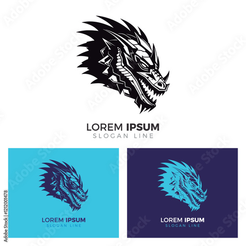 Basilisk Simple Logo Vector Icon Illustration.