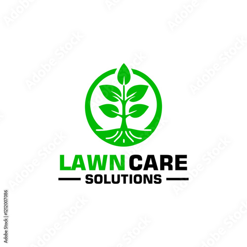 lawn care logo design creative idea vector design inspiration	