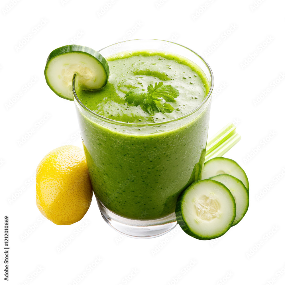 Refreshing Green Smoothie with Cucumber, Celery, and Lemon Refreshing Green Smoothie with Cucumber, Celery, and Lemon