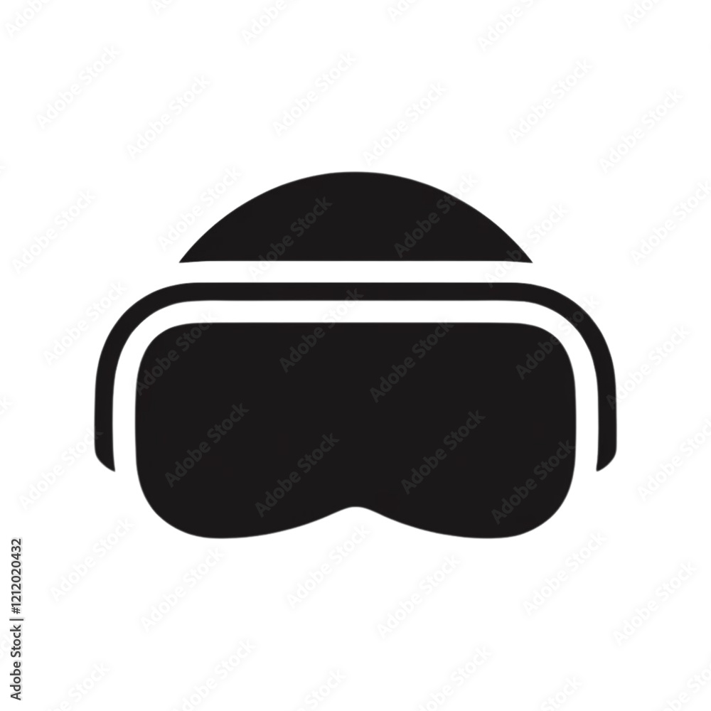 Vr icon isolated on white background. cut out Vr icon isolated on white background. cut out