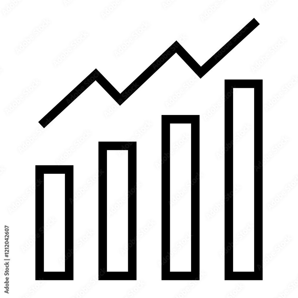 Chart vector icon Chart vector icon