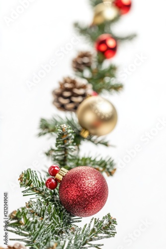 Wallpaper Mural A detailed view of Christmas tree ornaments Torontodigital.ca