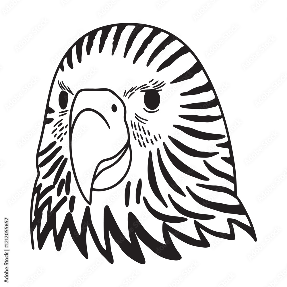 Obraz premium Kakapo - Rare Nocturnal Parrot of New Zealand