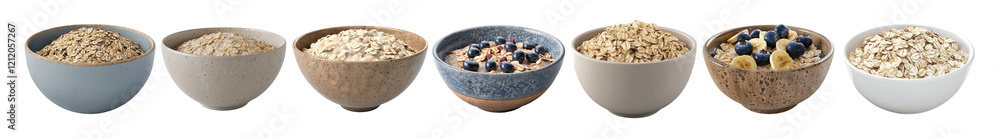 Pack of Oatmeal on Transparent background Pack of Oatmeal on Transparent background