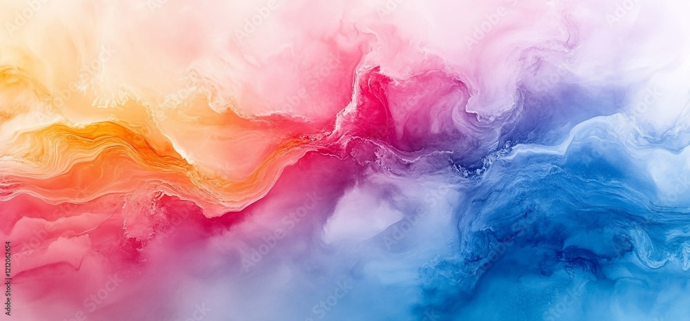 Colorful abstract art swirl; vibrant hues blend; dynamic flow; design background Colorful abstract art swirl; vibrant hues blend; dynamic flow; design background