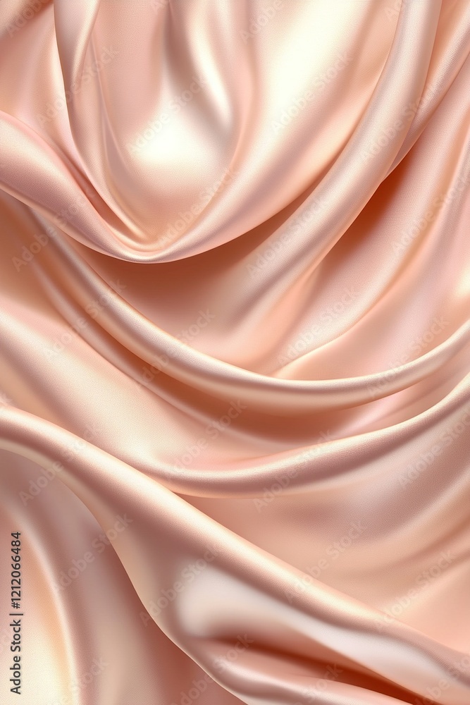 Fototapeta premium This visual showcases a soft gradient transitioning from dusty rose to champagne beige. The satin-like texture enhances its warmth and elegance, perfect for text overlay applications