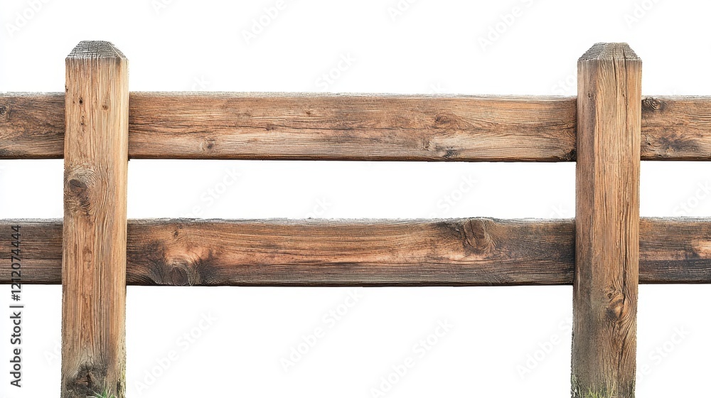 Wooden Fence Isolated on White Background
Wooden Fence Isolated on White Background