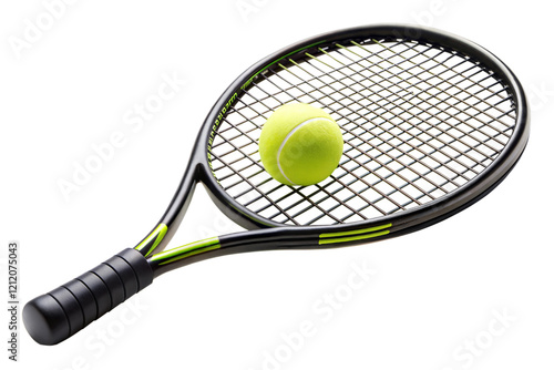 Tennis Racket and Ball