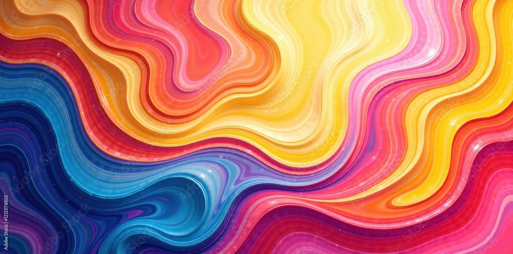 Vibrant Swirls of Color An Abstract Composition Featuring Flowing Hues and Shimmering Effects Vibrant Swirls of Color An Abstract Composition Featuring Flowing Hues and Shimmering Effects
