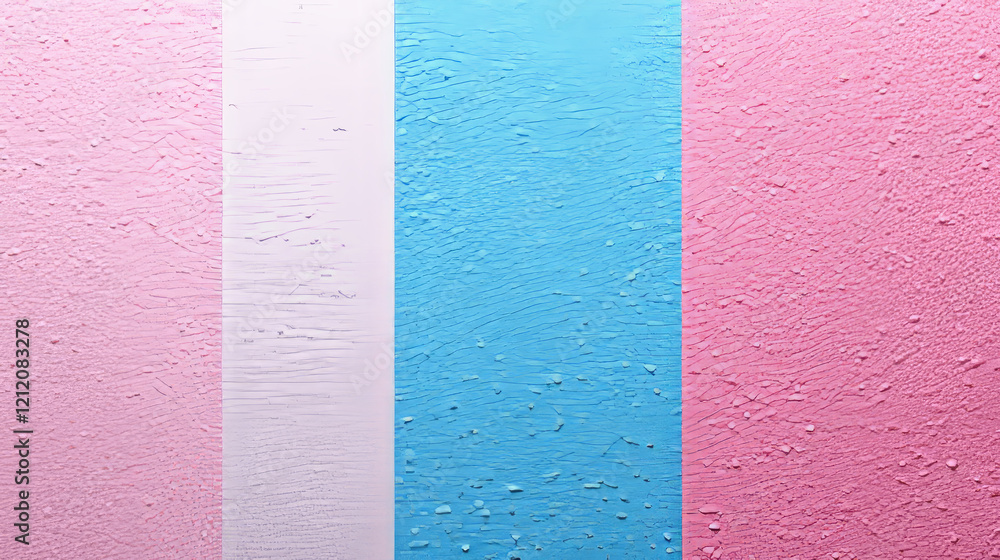 Fototapeta premium explore the distressed pastel cracked paint texture in pink
