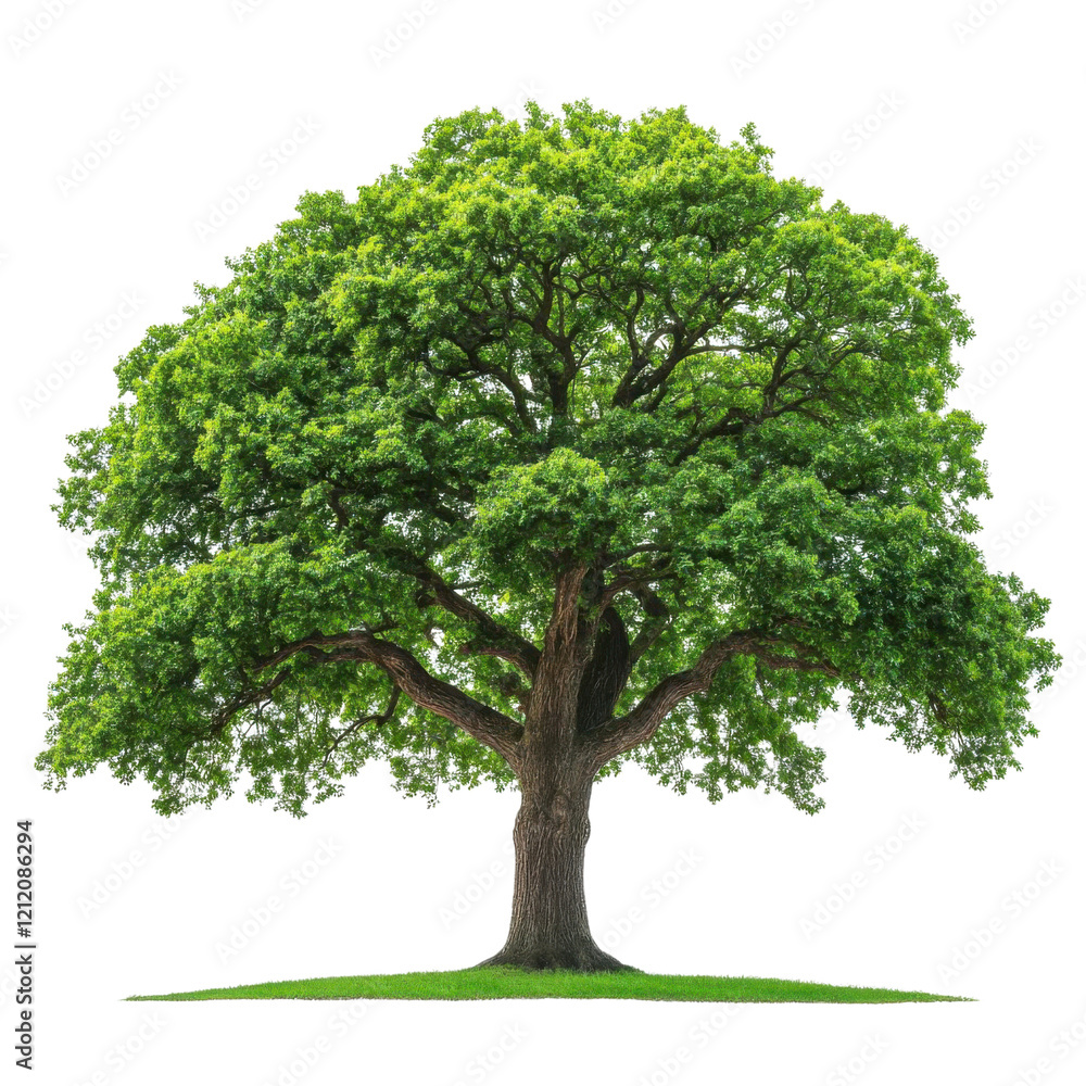 Big green tree isolated on transparent background. Big green tree isolated on transparent background.