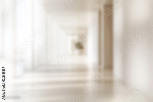 Blur image background of corridor in hospital or clinic image
