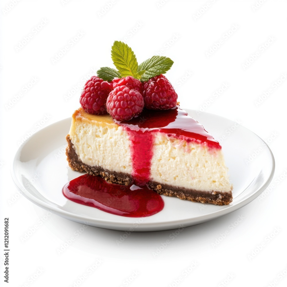Creamy cheesecake baked with a hint of smoke served Creamy cheesecake baked with a hint of smoke served