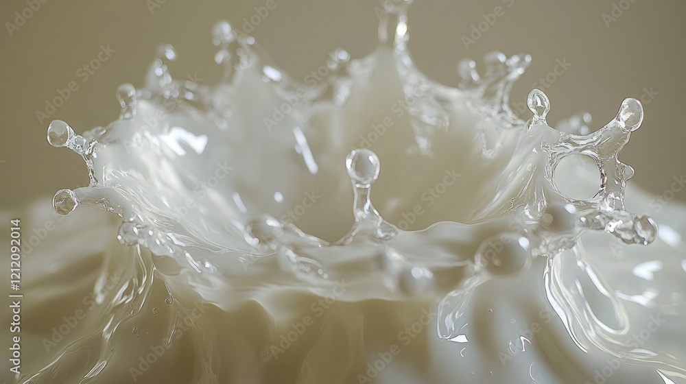 Milk splash crown, studio backdrop Milk splash crown, studio backdrop
