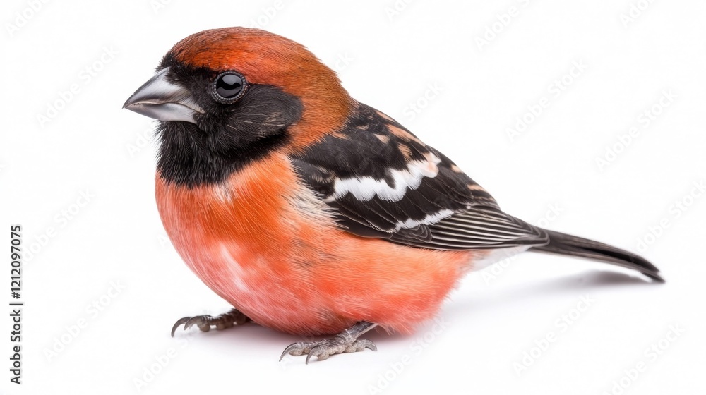 Elegant Eurasian Bullfinch on Display. Generative AI Elegant Eurasian Bullfinch on Display. Generative AI