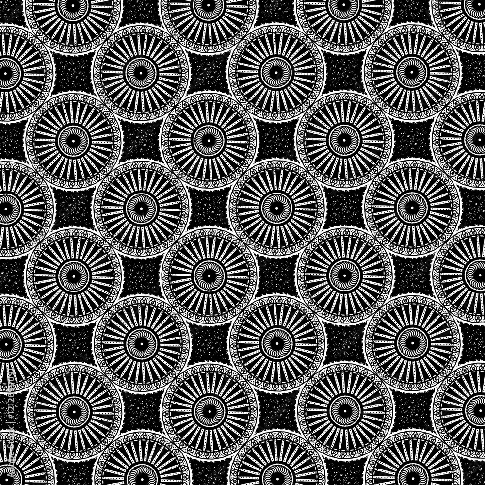 seamless pattern with circles seamless pattern with circles