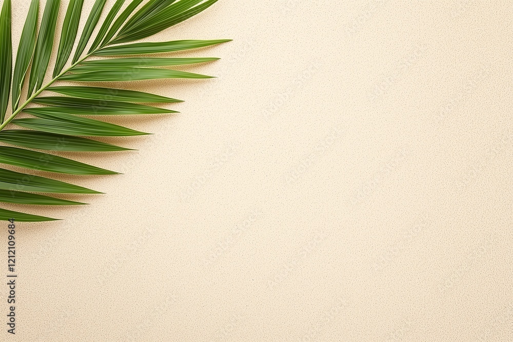 Closeup of sand with palm tree background beach nature calm aesthetic Closeup of sand with palm tree background beach nature calm aesthetic