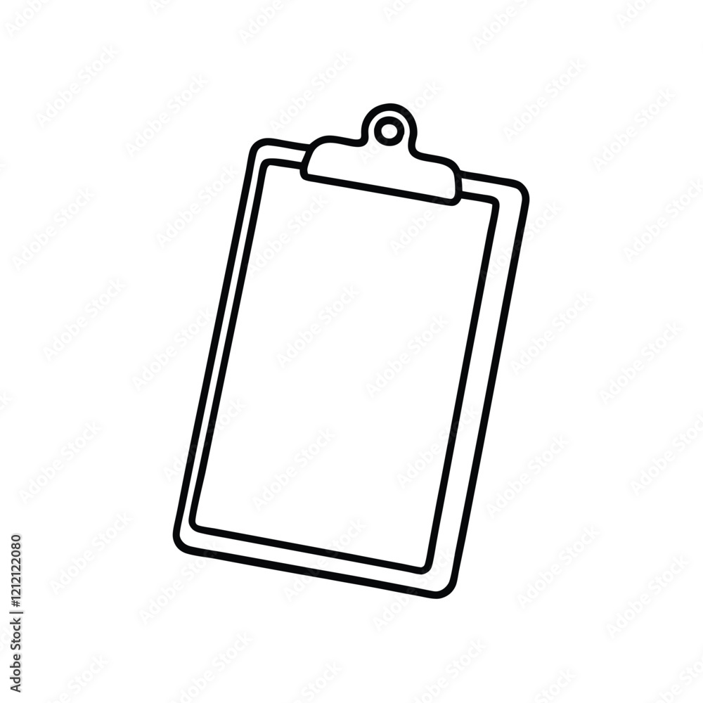 blank clipboard isolated on white vector illustration blank clipboard isolated on white vector illustration