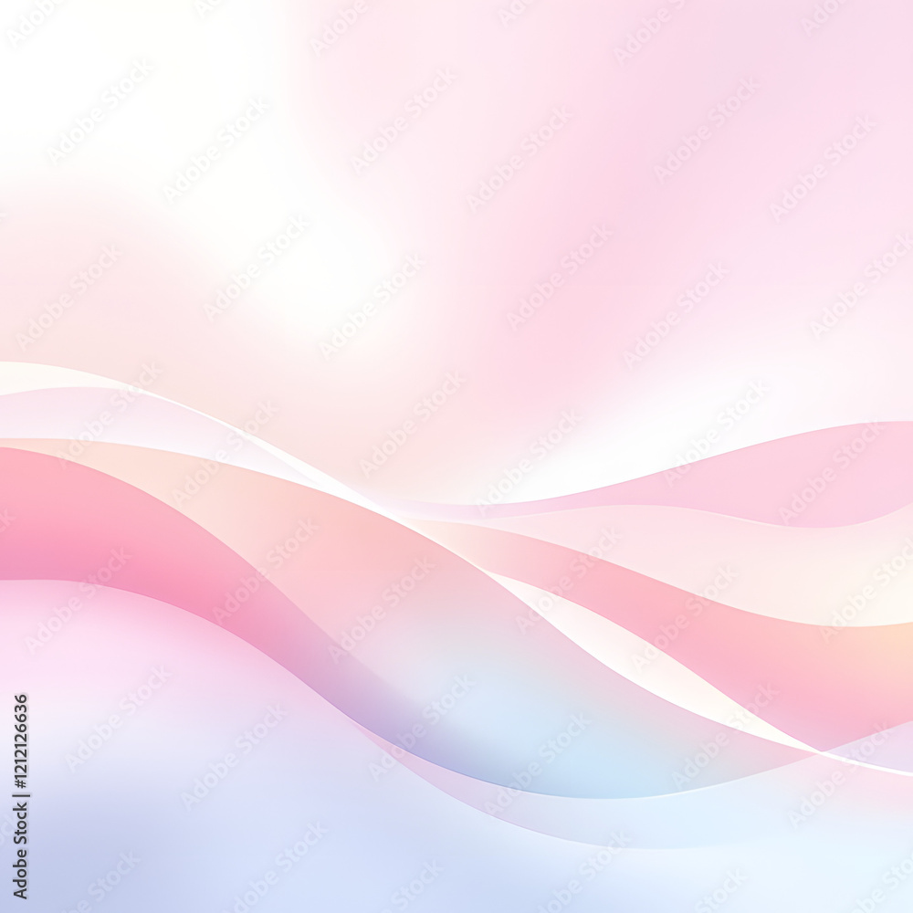 Pastel Gradient Waves with Dreamy Sparkles Pastel Gradient Waves with Dreamy Sparkles
