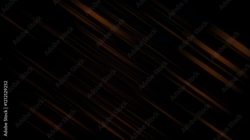 Blur flares particles moving on black background 4k footage, orange blue particles moving zig zag animation footage, optical flares footage