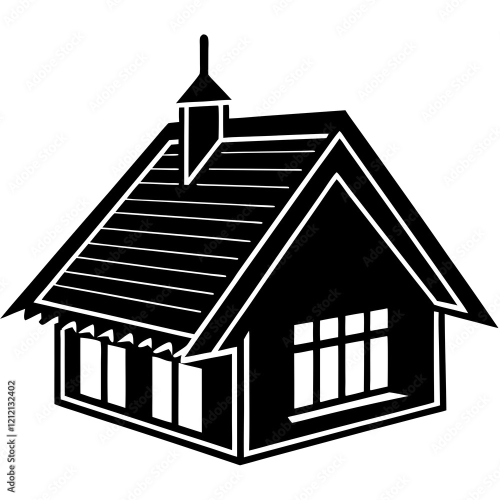 roof dip silhouette vector illustration roof dip silhouette vector illustration