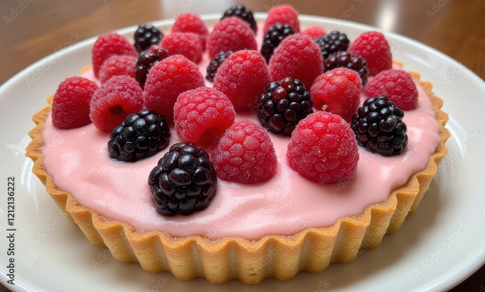Delicious raspberry and blackberry tart Delicious raspberry and blackberry tart