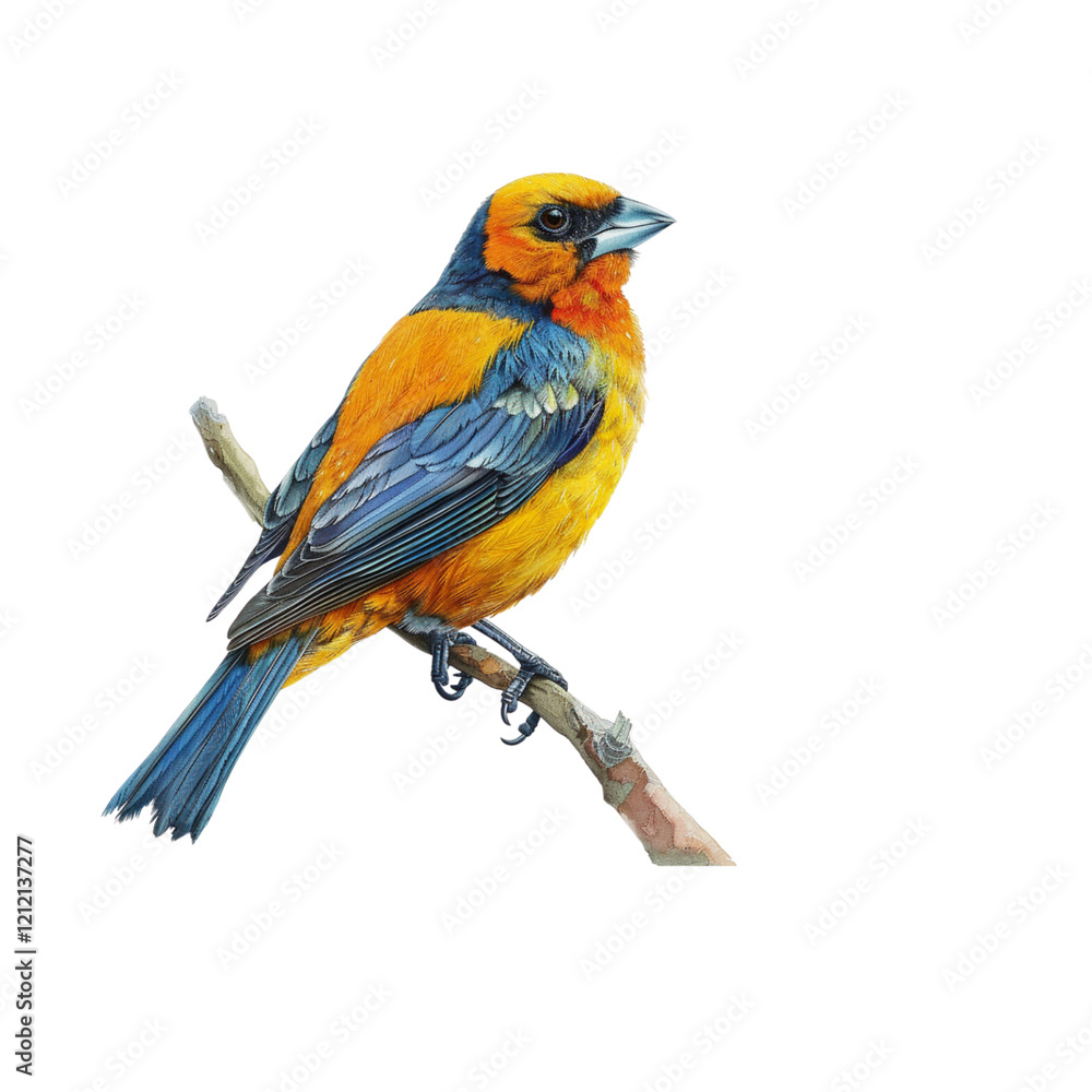 Fototapeta premium Bird Clipart Vector Illustration - Vibrant and Detailed Design