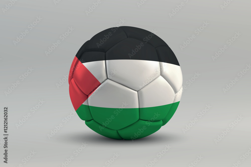 Palestine Soccer Ball with National Flag Design Palestine Soccer Ball with National Flag Design