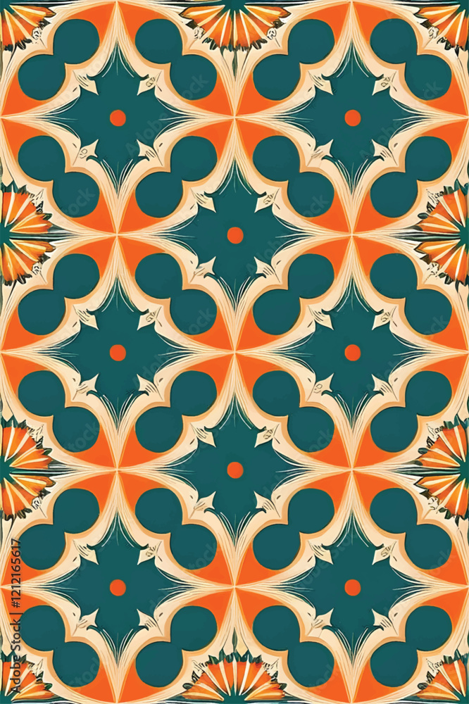 Vector of an abstract seamless pattern wallpaper. Vector of an abstract seamless pattern wallpaper.