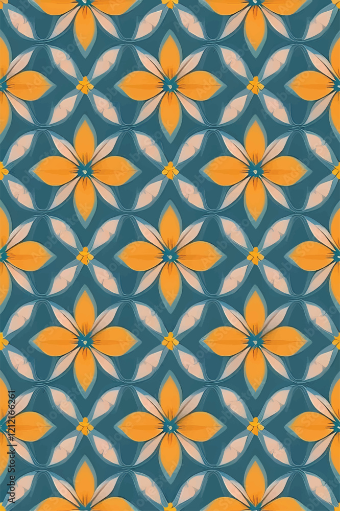 Vector of an abstract seamless pattern wallpaper. Vector of an abstract seamless pattern wallpaper.