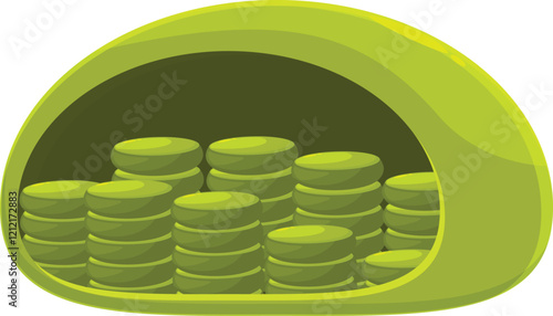 Chloroplast with thylakoids converting light energy into chemical energy through photosynthesis photo